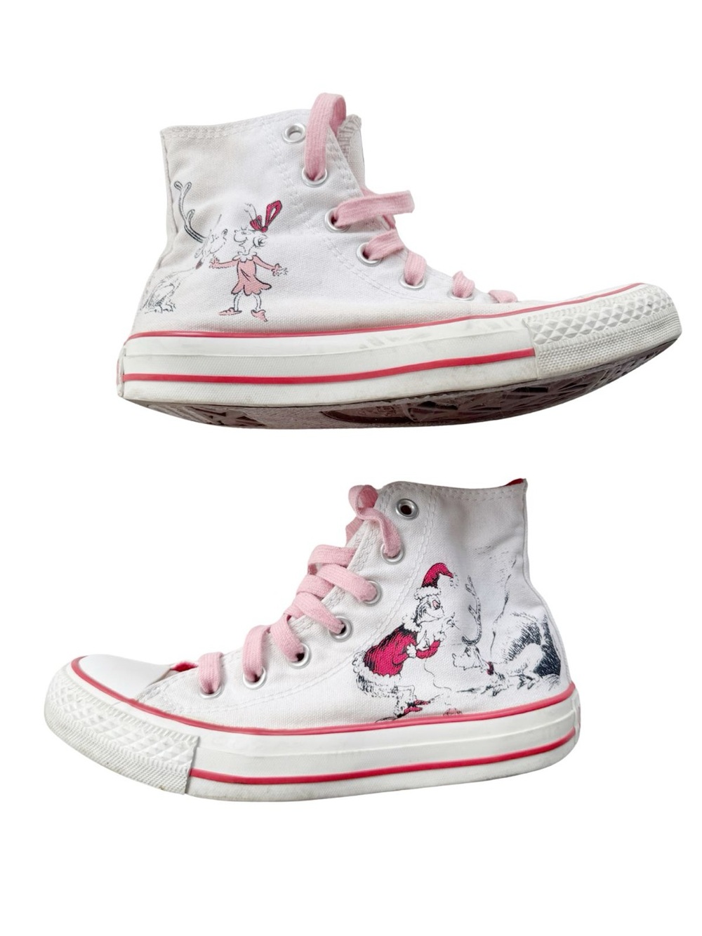 Converse X Dr. Seuss How The Grinch Stole Christmas Sneakers
